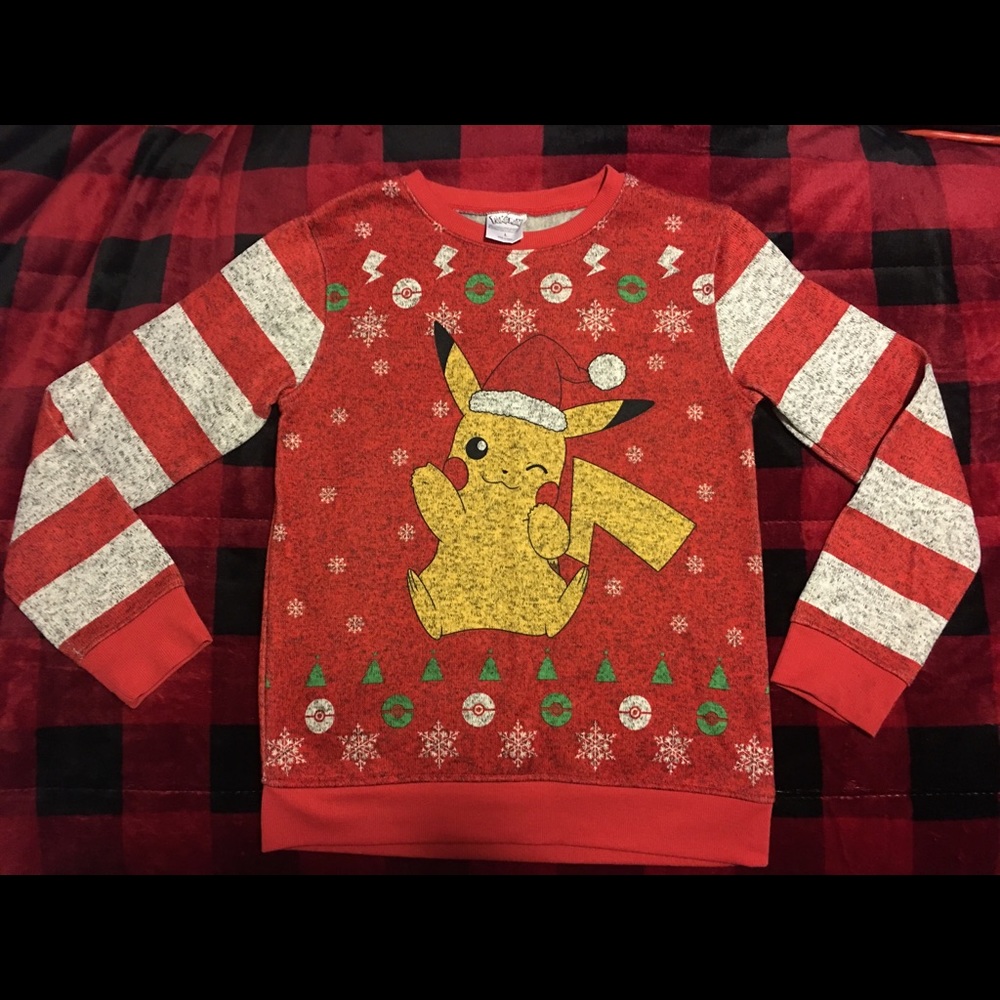 Pokemon pikachu Christmas sweater
